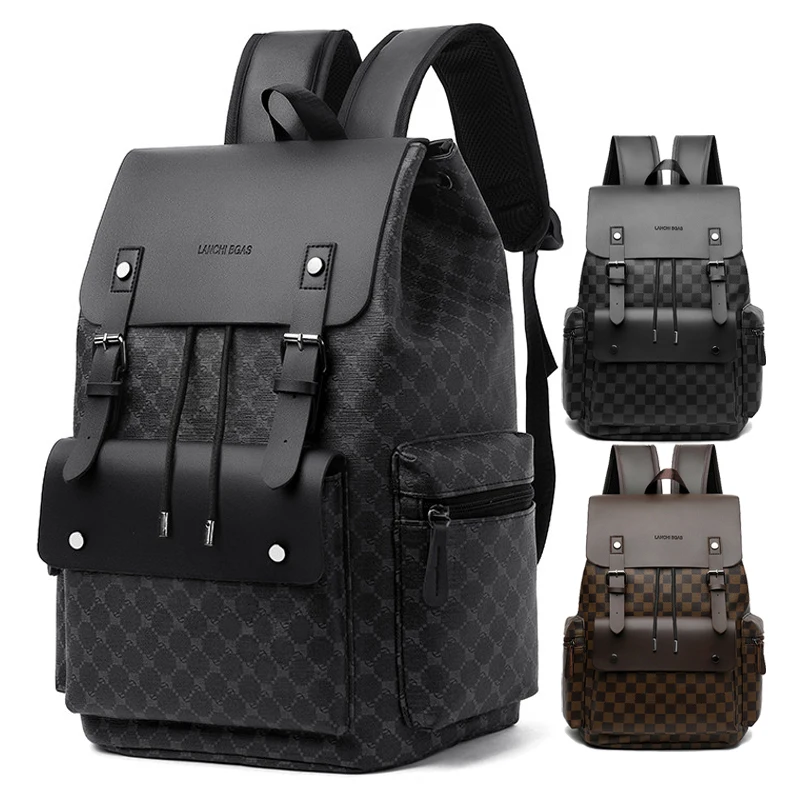 Sac à Dos Ordinateur Imperméable en PU – Style Anime Unisexe, Fermeture Américaine, Dos Ergonomique