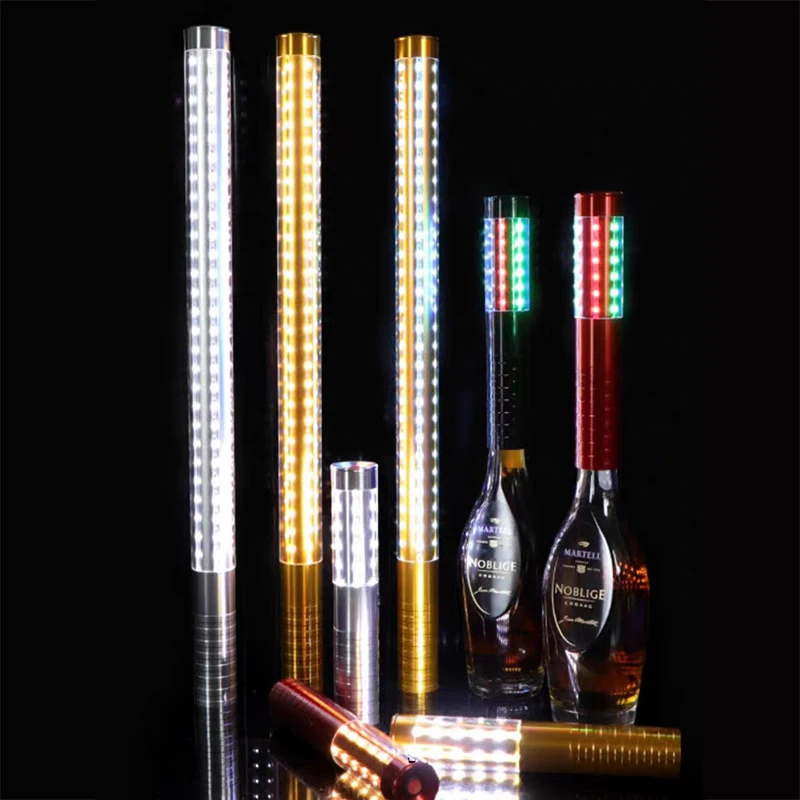 Bâton LED Sparkler Rechargeable – Effet Stroboscopique pour Bar, KTV & Soirées (23cm / 45cm / 55cm)