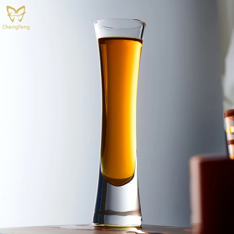 Verre à Shot en Forme de Cœur 60ml – Soufflé à la Bouche, Idéal pour Cadeaux d'Affaires