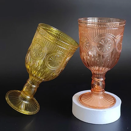 Gobelet à vin rétro vintage incassable en plastique – Idéal mariages & événements (10 couleurs)