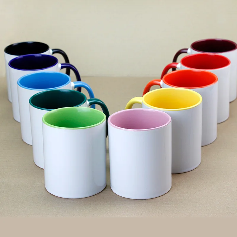 Tasse à café en céramique blanche 11oz – Sublimation & Personnalisation Logo
