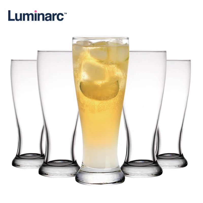 Verre à Bière Tulipe Luminarc 285ml & 425ml – Transparent, Résistant, Idéal Bars & Restaurants