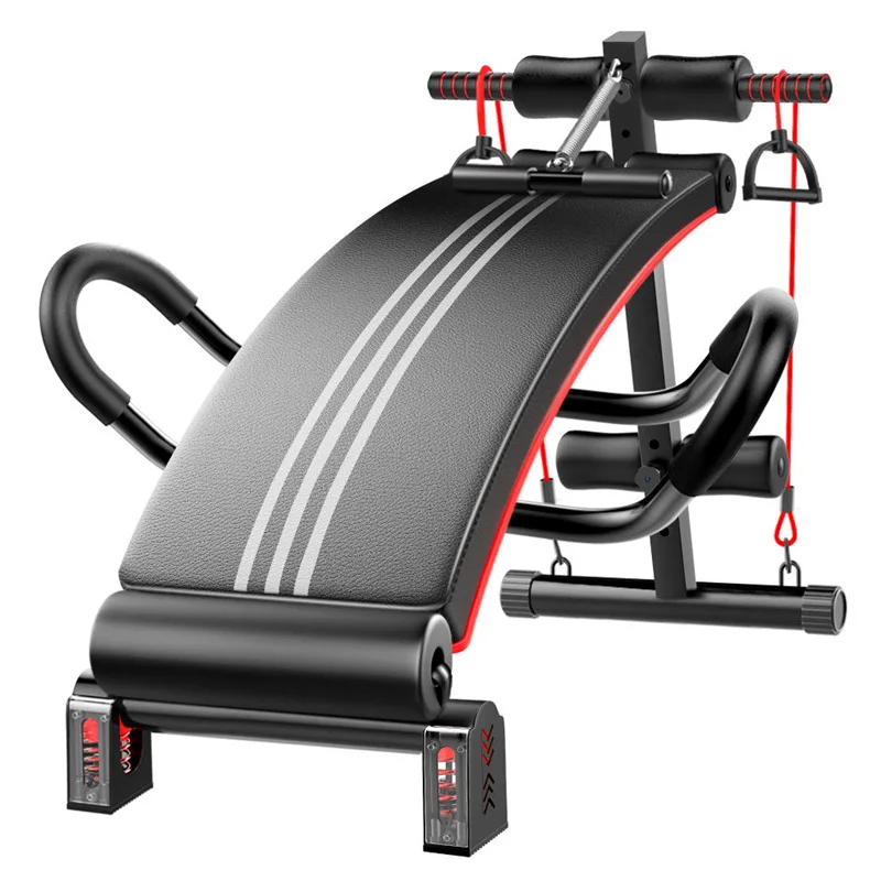 Banc de Musculation Pliable Réglable ONESTAR – Fitness Multifonction Noir & Rouge