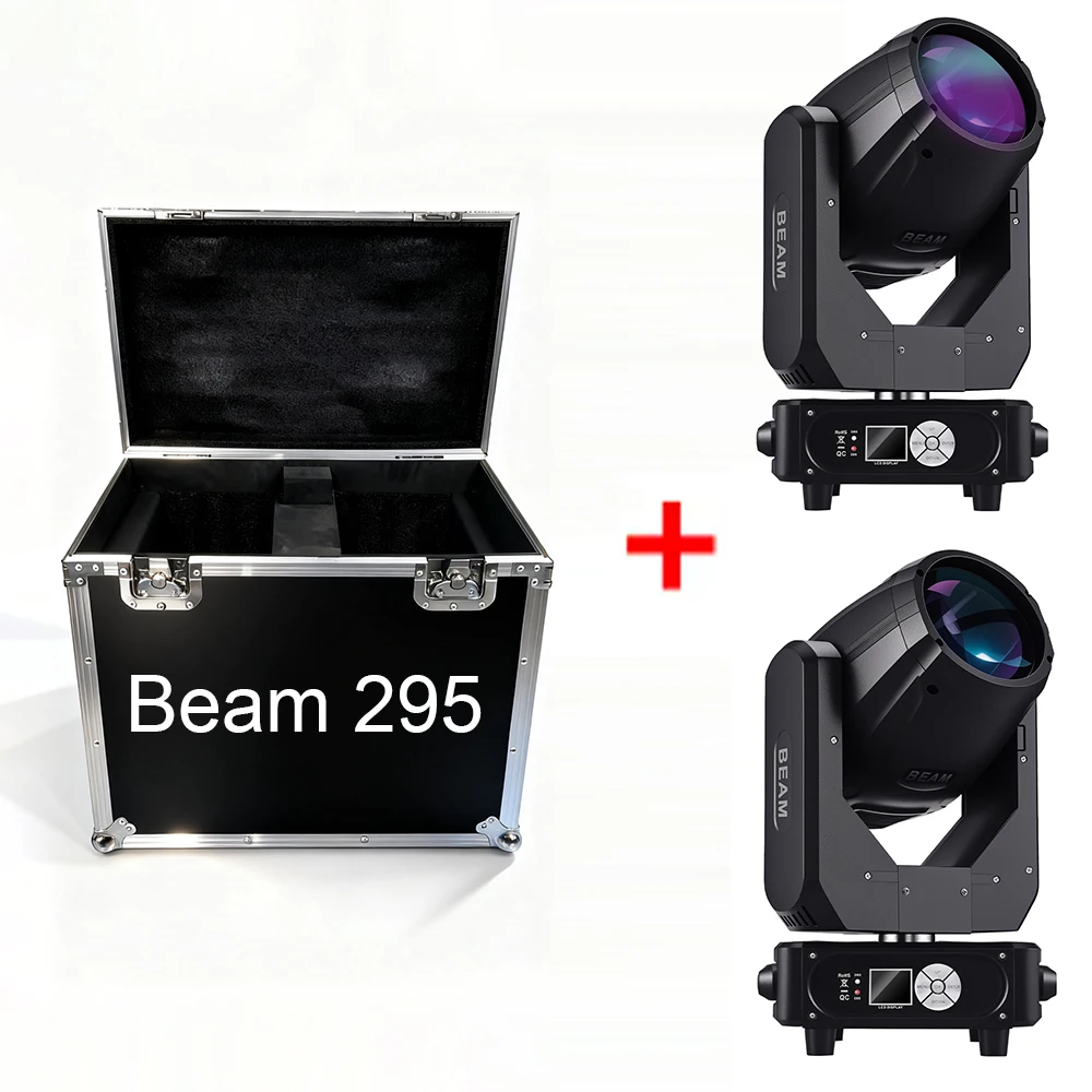 Éclairage LED Lyre Moving Head 350W RGBW 16 Canaux 14 Effets DJ Discothèque Mariage + Flight Case