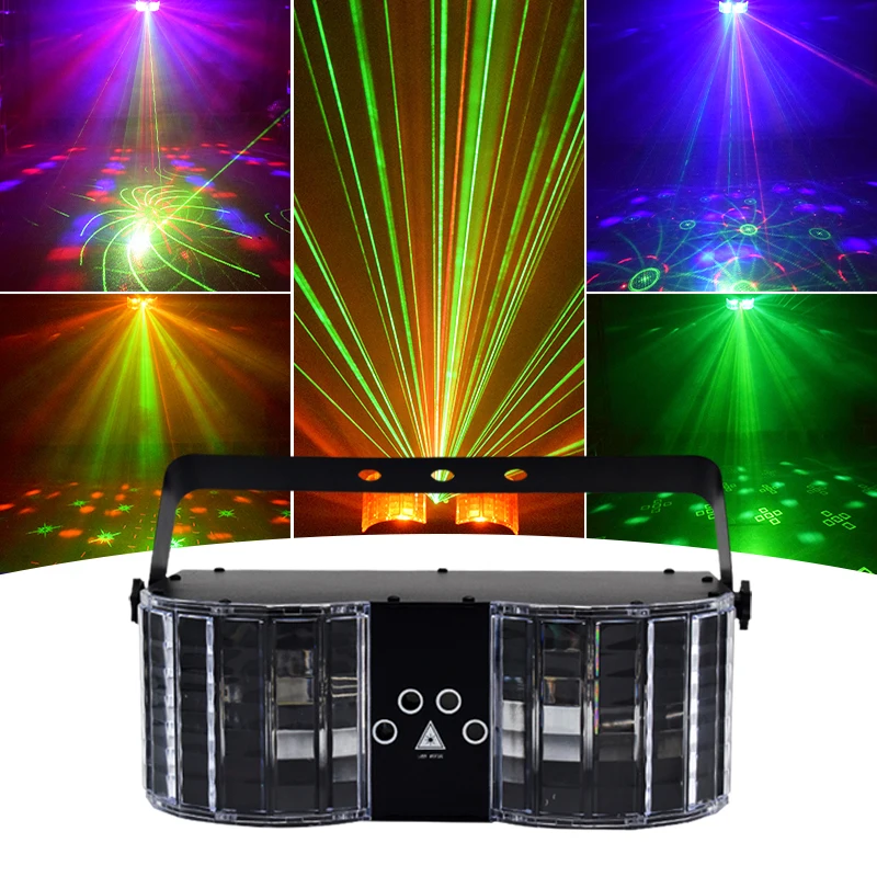 Projecteur Laser RGB LED 18W WUZSTAR – Jeux de Lumière DJ Disco Piste de Danse
