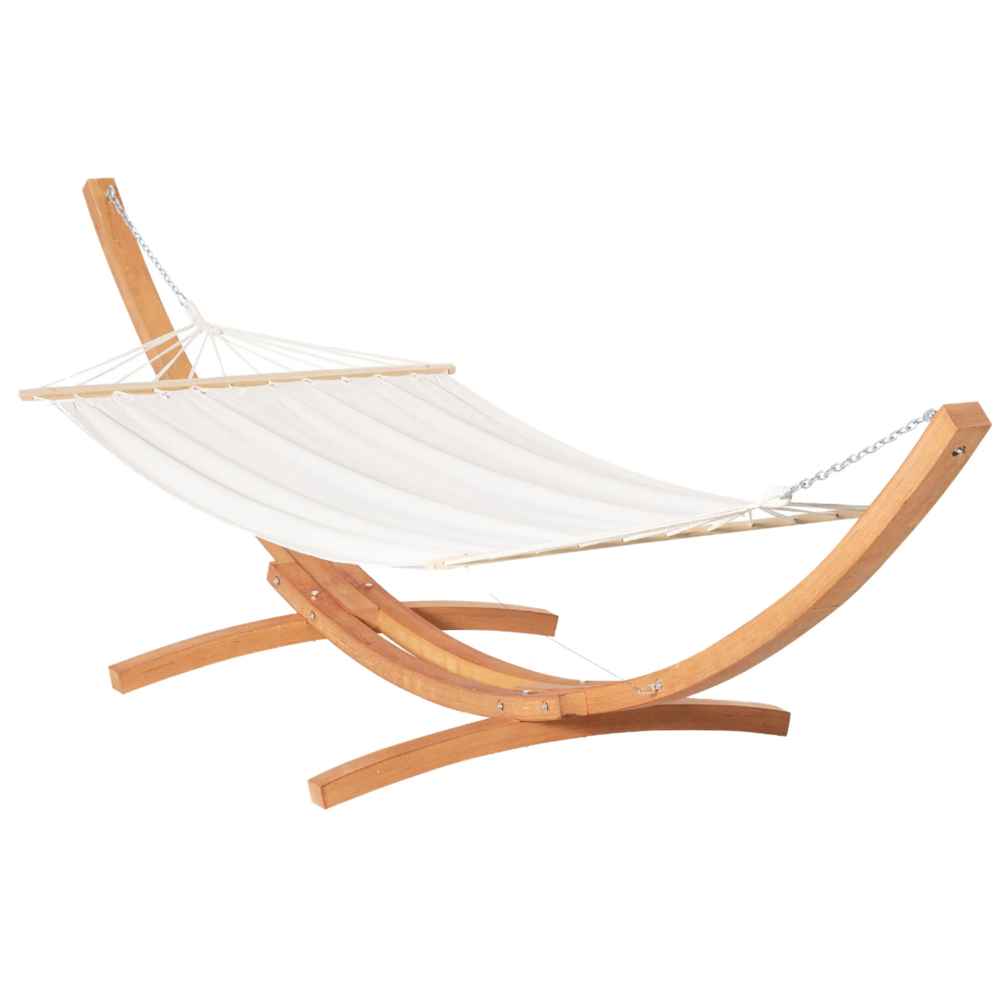 Fauteuil suspendu en bois pour extérieur – Balançoire relaxante de jardin et balcon
