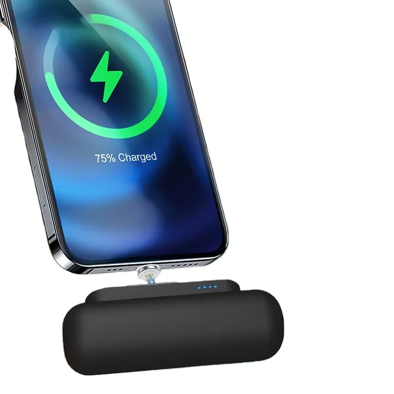 Batterie Externe Magnétique 3 en 1 – 3000mAh Universelle avec Câble Intégré