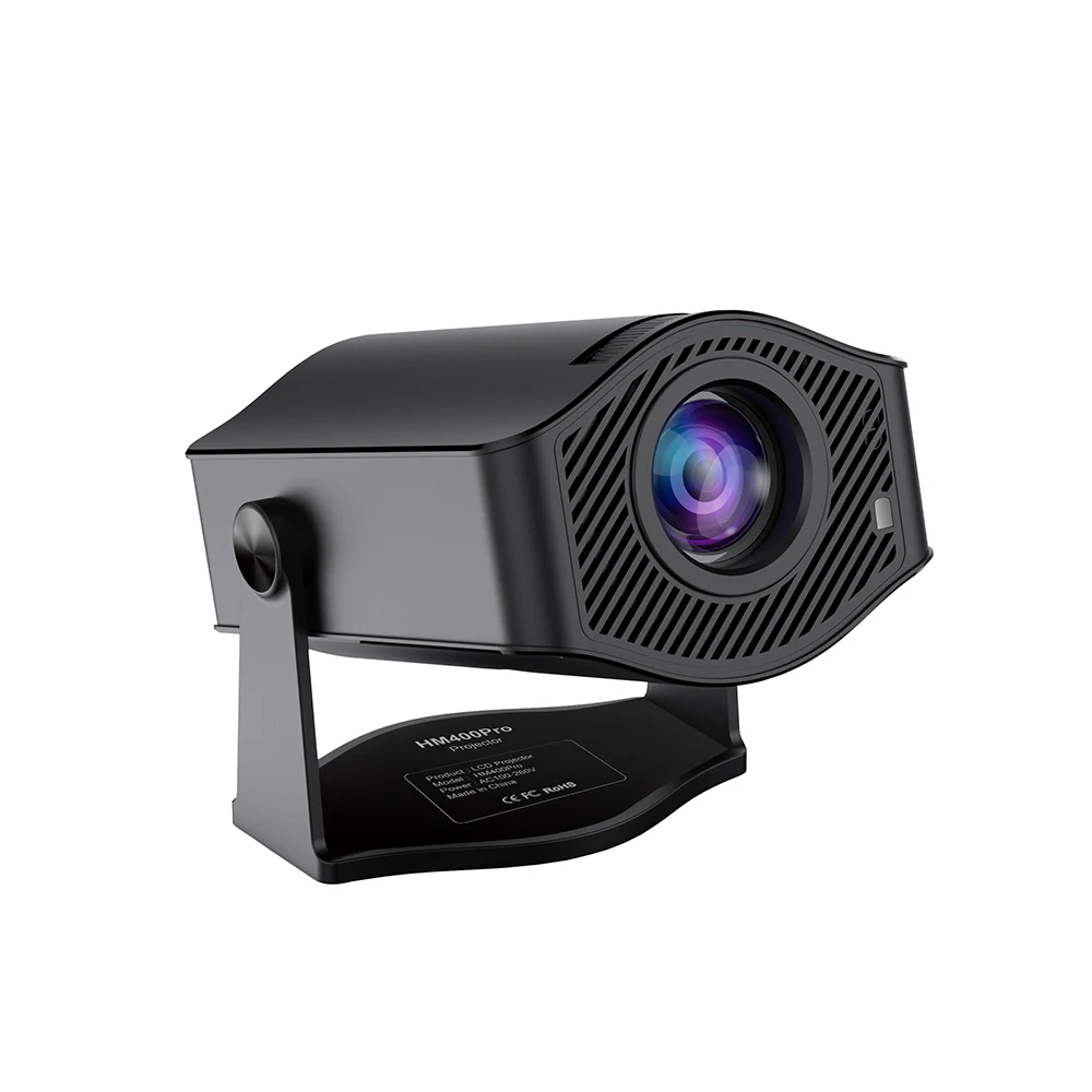 Mini-Projecteur HD 720P JUNUO HM400 Pro – WiFi, Android 11, Correction 4 Points, 120 ANSI Lumens