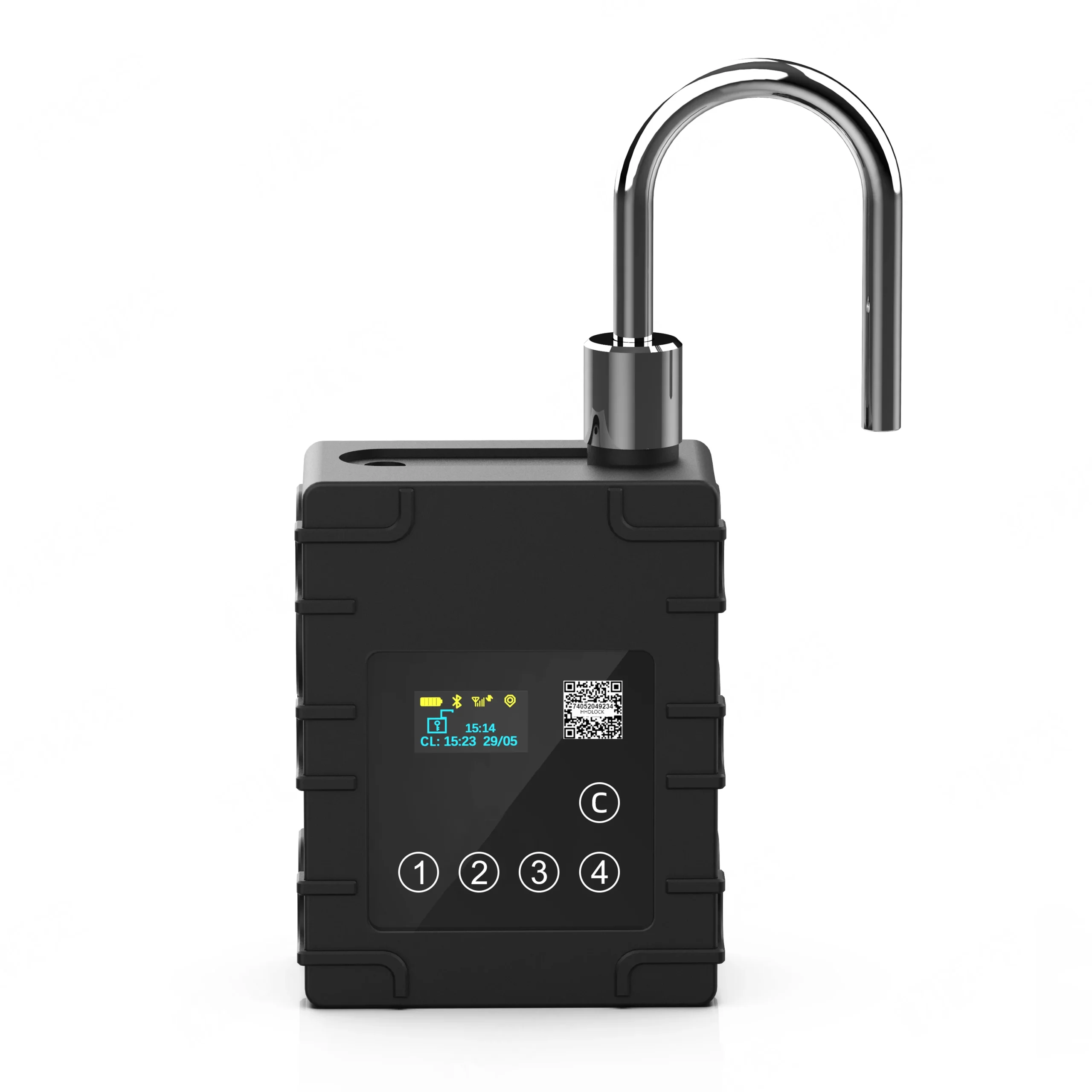 Cadenas GPS Intelligent Anti-Vol BAYOA BY-10 – Suivi en Temps Réel | Lot de 10