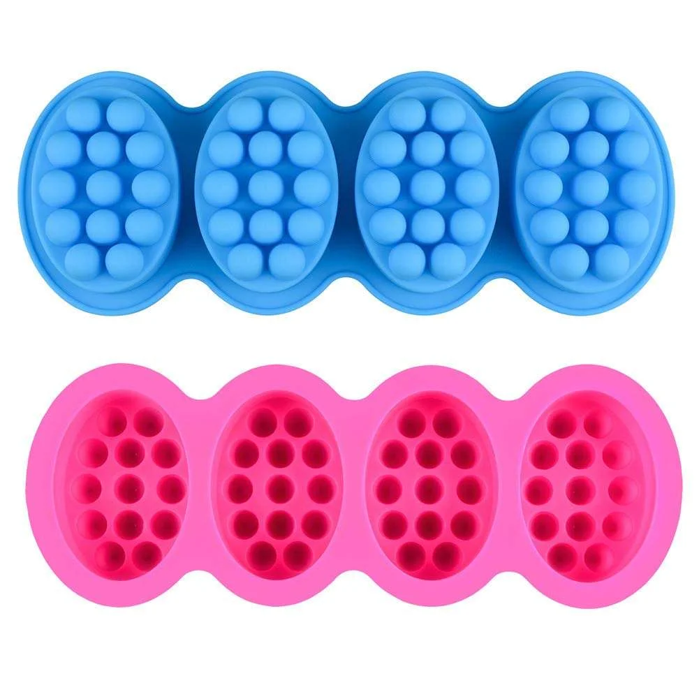 Moule en Silicone Alimentaire Ovale – Savons, Bougies, Chocolat, Gâteaux