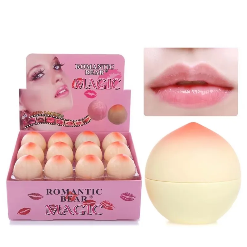 Baume à Lèvres Gloss Pêche Blanche – Hydratant & Nourrissant, Fruité Longue Tenue