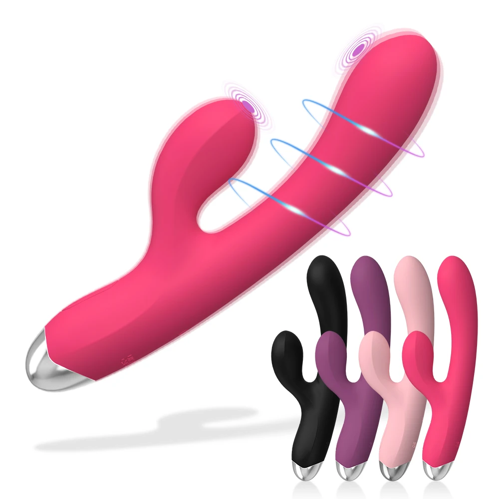 Vibromasseur Lapin Double Point G Rechargeable USB – Silicone Doux 10 Vitesses