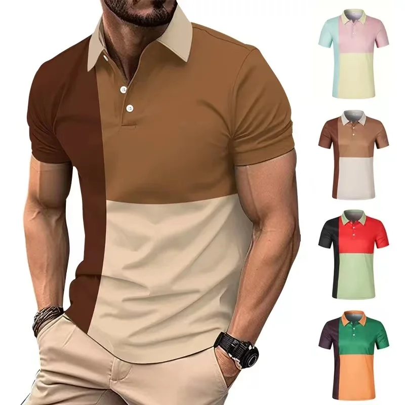T-shirt Homme Coton 100% Respirant Poche Brodée Smart Casual – Vente en Gros