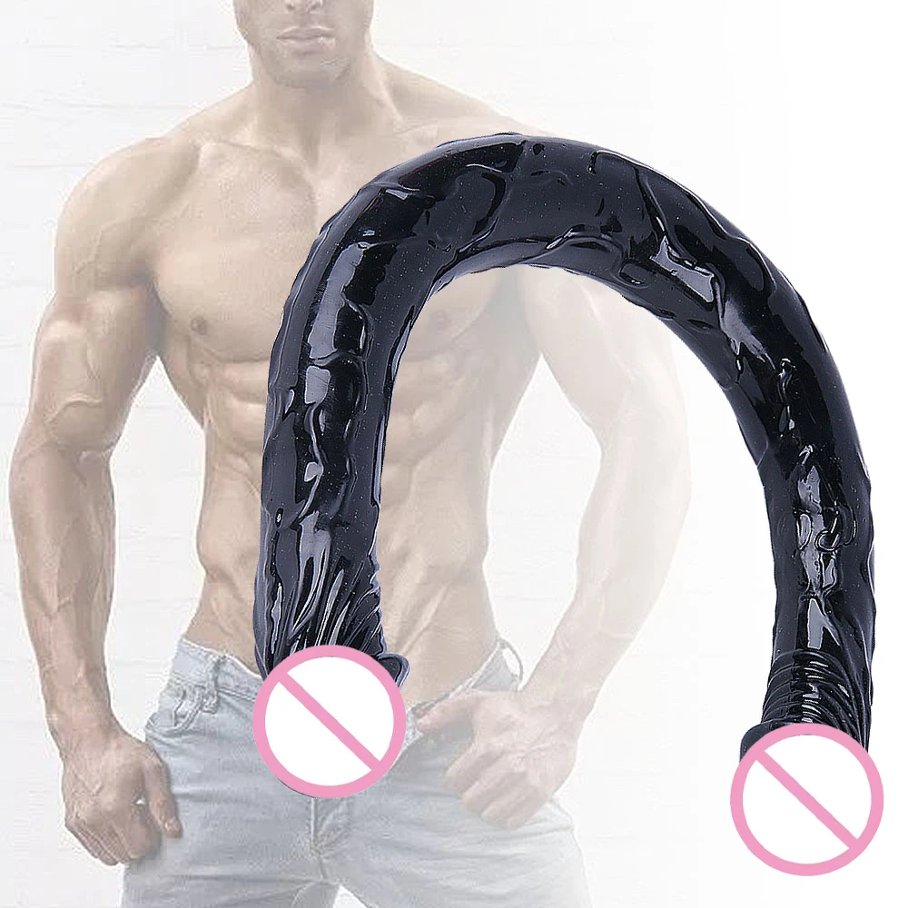 Gode double tête pliable en silicone souple – Stimulateur masseur féminin 100% étanche