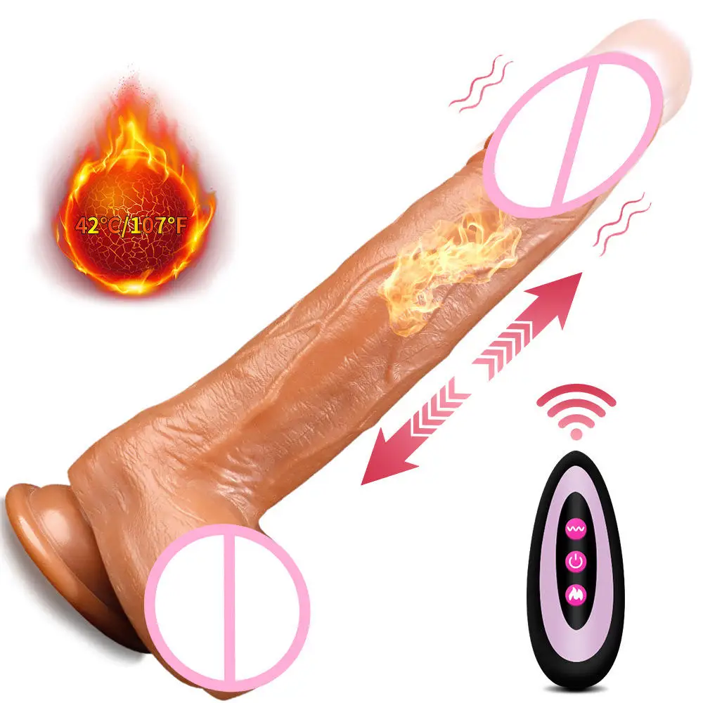 Gode Vibrant Télescopique Chauffant Gelance – Flexible & 100% Étanche, 26,5 cm