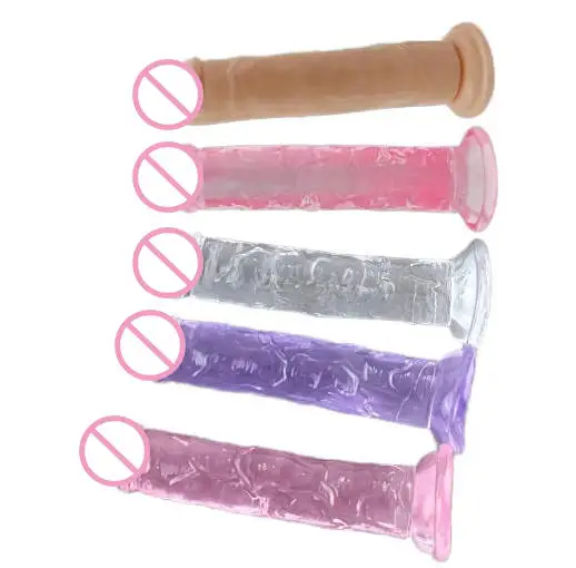 Vibromasseur Réaliste Gelance GL-S220 – Gode Souple 21cm, 100% Étanche, Matière Douce TPE