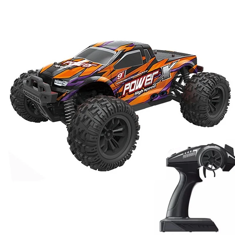 Voiture RC Tout-Terrain 4WD 1/18 – 36 km/h, Télécommande 4 Canaux, Prête à l'emploi