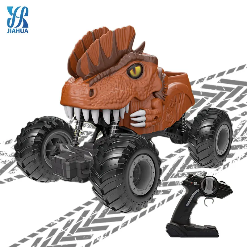Voiture Dinosaure RC Électrique 2.4GHz – Télécommande 4 Canaux, Tout-Terrain