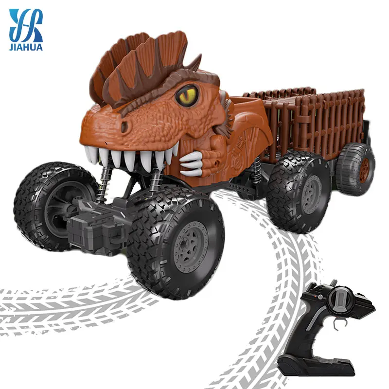 Voiture Dinosaure Télécommandée RC avec Lumières - Dragon Grimpeur 4 Canaux