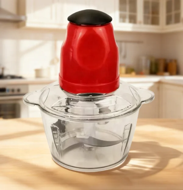 Hachoir Électrique 300W – Bol 2L, 4 Lames, Viande & Légumes
