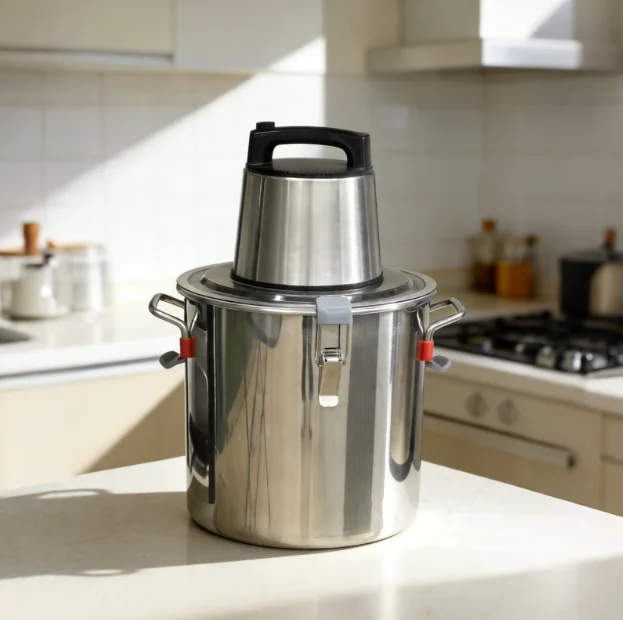 Machine à Fufu & Hachoir Électrique 20L 2200W Inox – Restaurants & Boucheries