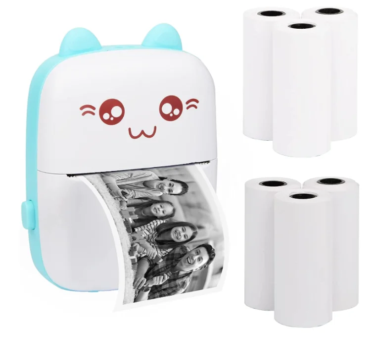 Mini Imprimante Photo Thermique de Poche 58mm – Sans Fil Bluetooth Android & iOS