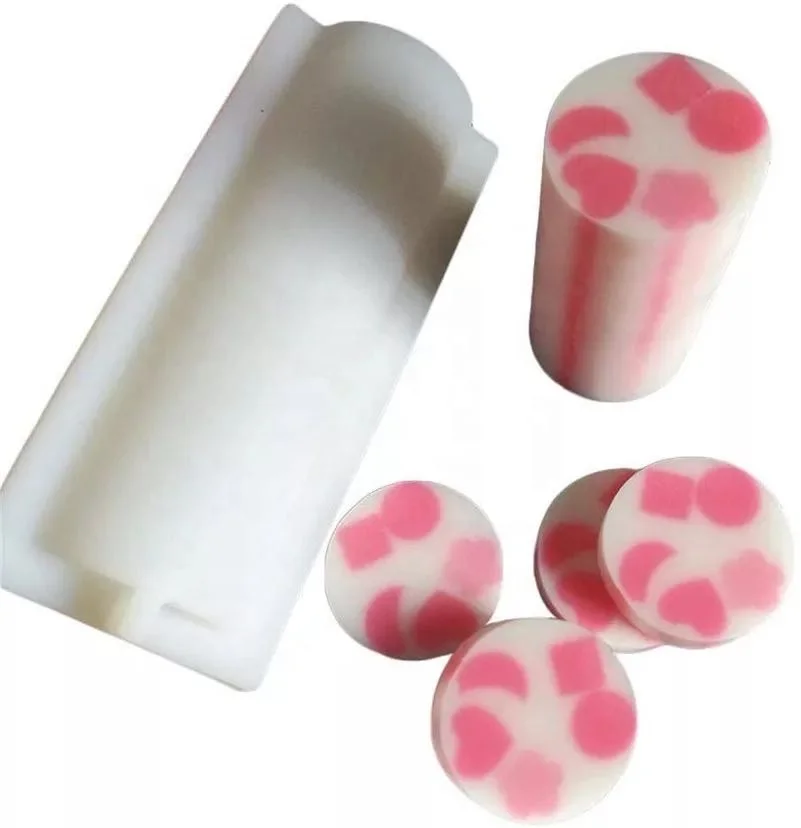 Moule à Savon Silicone Cylindrique Grand Format 1000ml – Logo Personnalisable