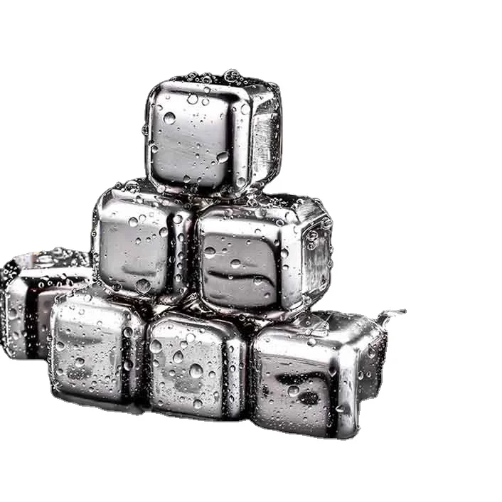 Cubes Glacons Réutilisables Acier Inoxydable 304 – Pierres à Whisky & Vin Sans Dilution