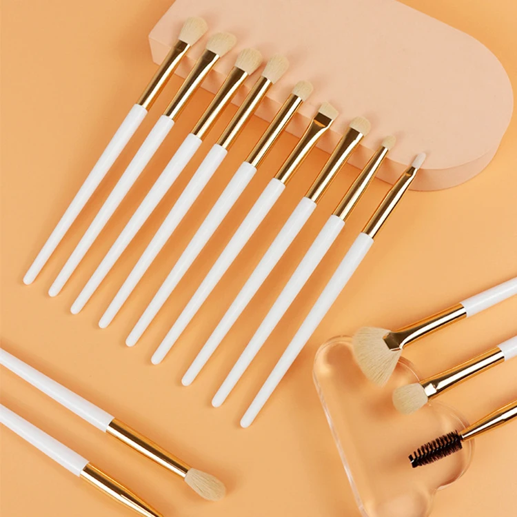 Set 14 Pinceaux Maquillage Professionnels Vander – Manche Bois, Fibres Synthétiques