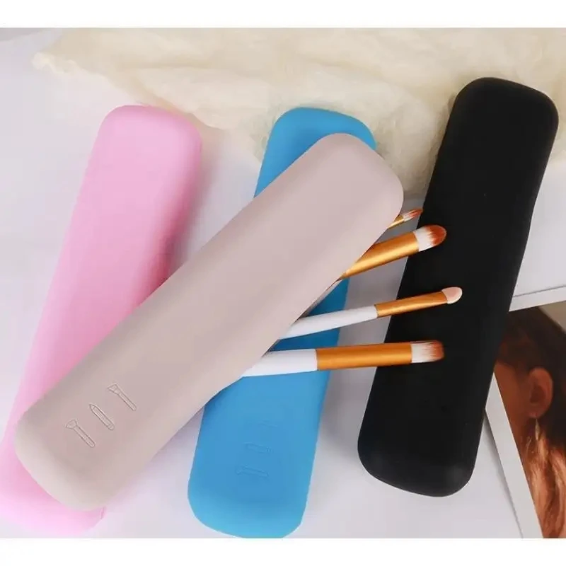 Trousse de Maquillage en Silicone Portable & Imperméable – Pochette Voyage Pliable