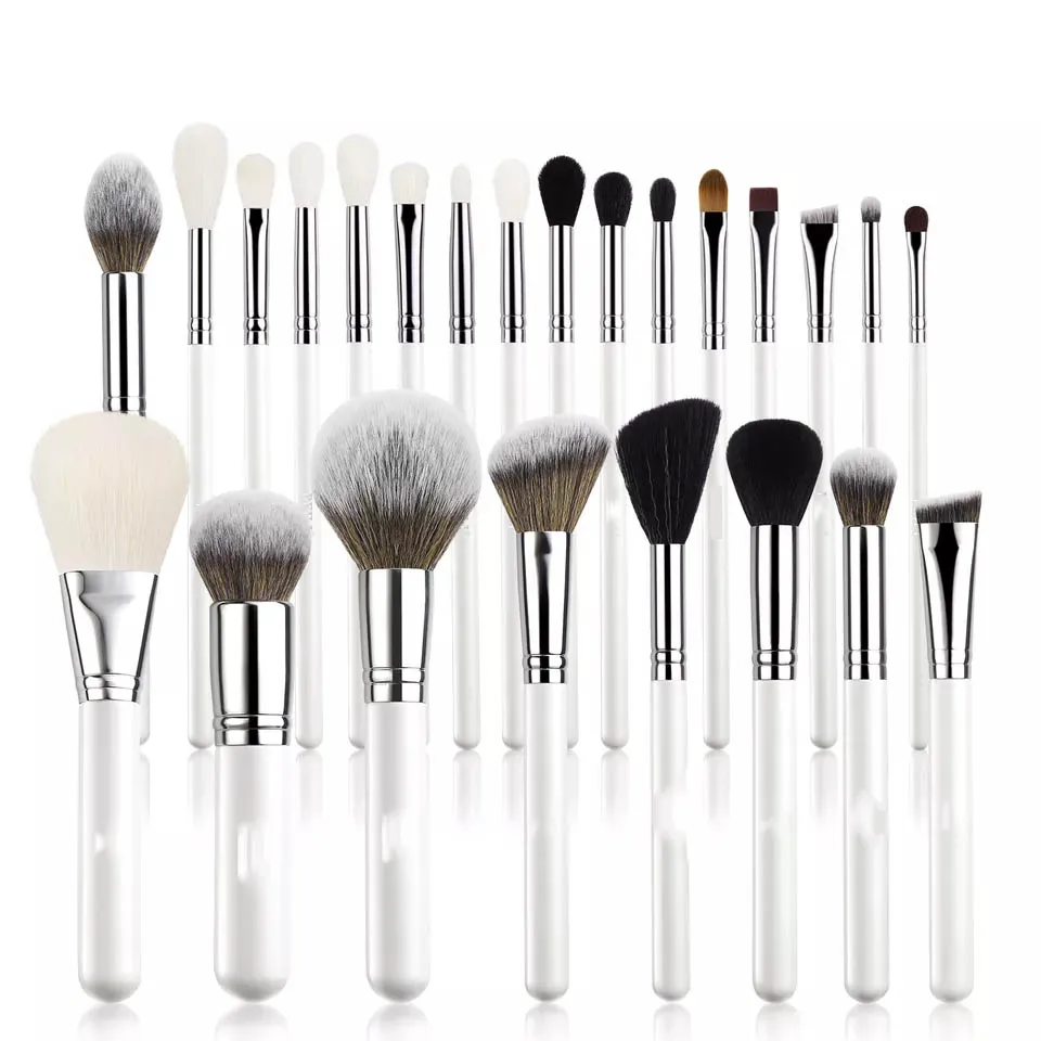 Set 14 Pinceaux Maquillage Professionnels – Fond de Teint, Correcteur & Contouring