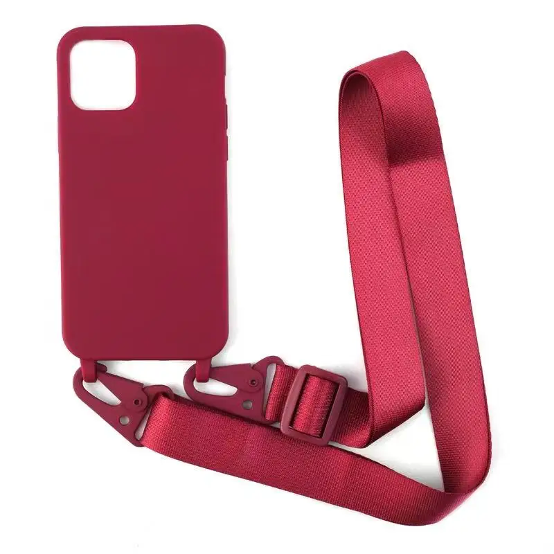 GOINGOO Coque TPU Givré Antichoc avec Cordon de Cou Réglable – Style Urbain pour iPhone