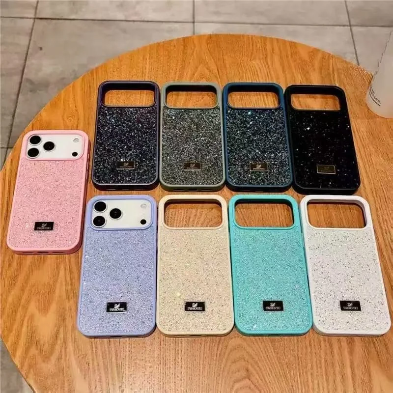 GOINGOO Coque iPhone Paillettes & Strass Antichoc TPU+PC | 13/14/15/16/17 Pro Max