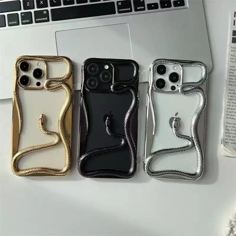 Coque iPhone Antichoc TPU Électroplaquée Motif Floral Ajouré – Goingoo Fashion 11/12/13/14 Pro Max