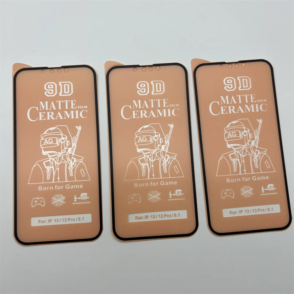 Film céramique mat iPhone 17/Air – Protection 9H sans bulles, ultra-fin 0,33mm