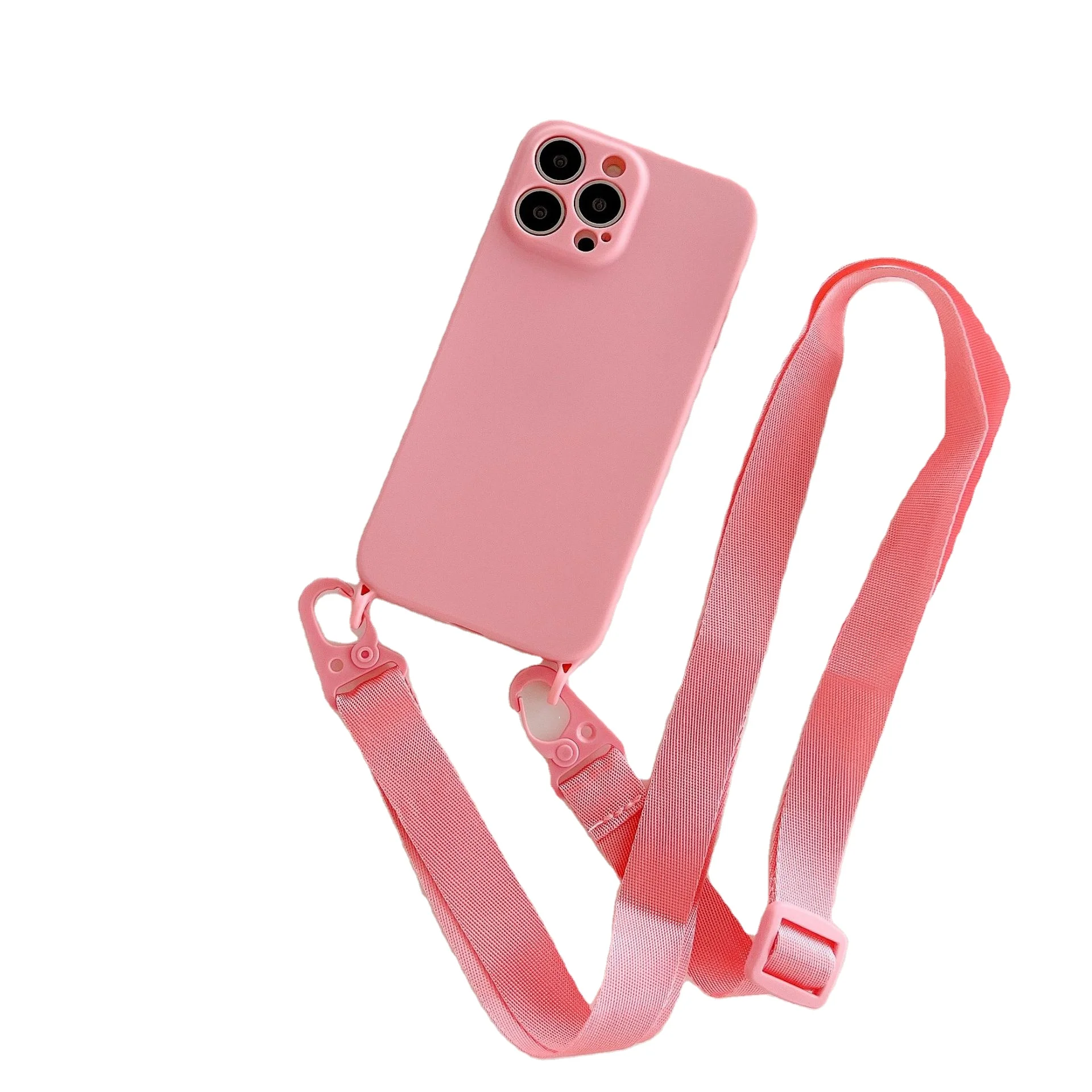 Coque TPU iPhone 13/16 Pro Max avec Lanière Réglable – Antichoc Style Ins