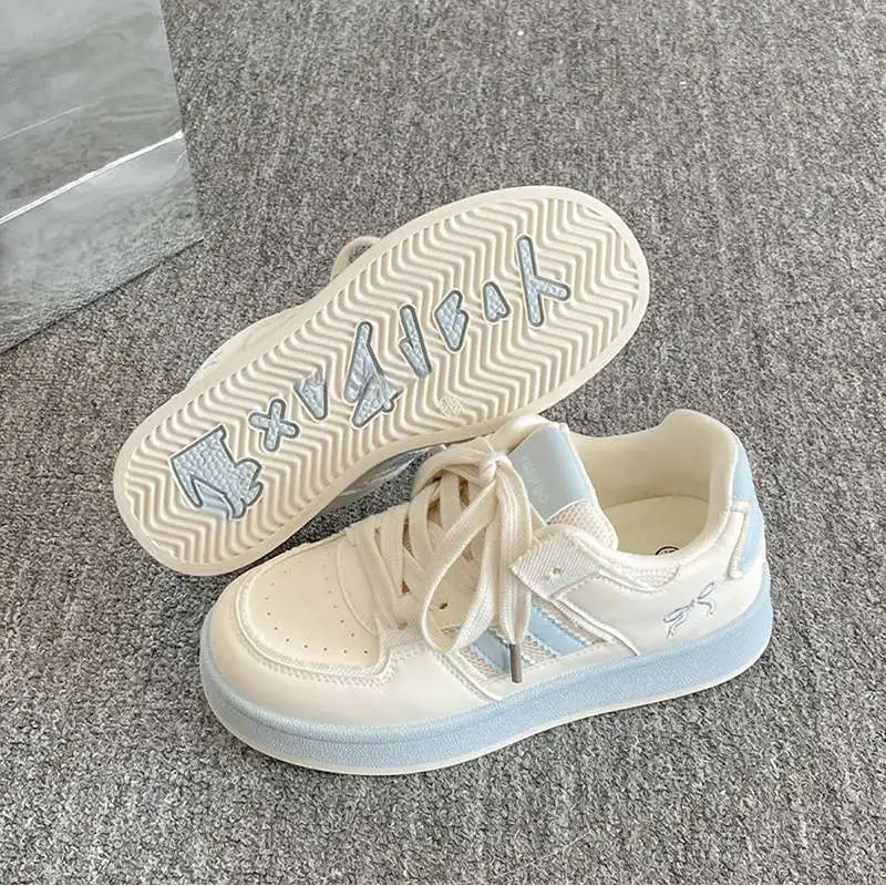 Chaussures de sport fille légères & respirantes – Toutes saisons (Rose/Beige/Bleu)