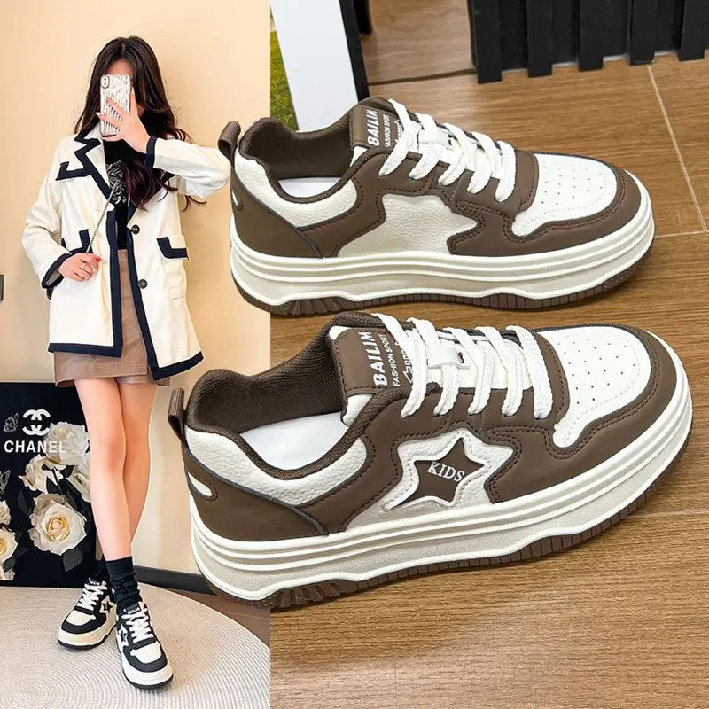 Sneakers Fille Légères & Respirantes – Style Skate Casual | Bout Rond