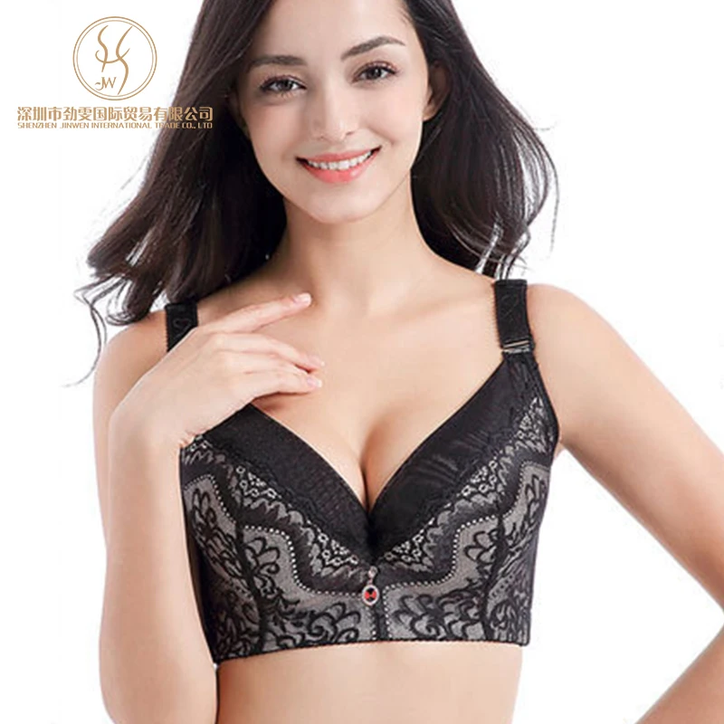 Sexy Europe Style Confortable Respirant Boucle Arrière Lingerie Sous-Vêtements Femmes Filles Dentelle Soutien-Gorge