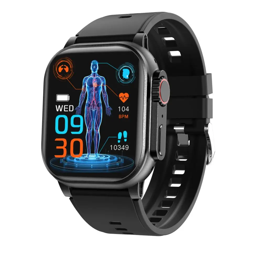 Bracelet Connecté Geyan – Écran 2.09", Étanche IP67, Podomètre & Appel Vocal