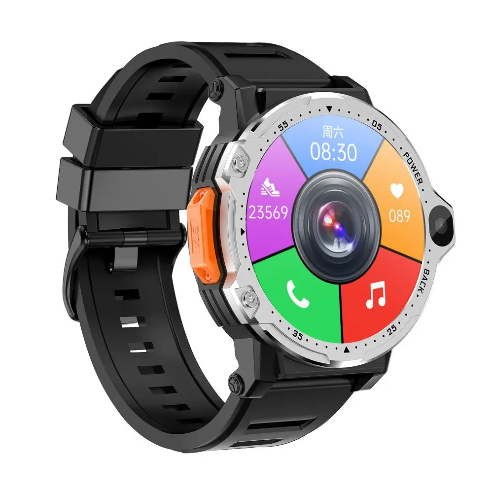Montre Téléphone Geyan 4G/5G – Double SIM, GPS, NFC, Écran 2.03" AMOLED