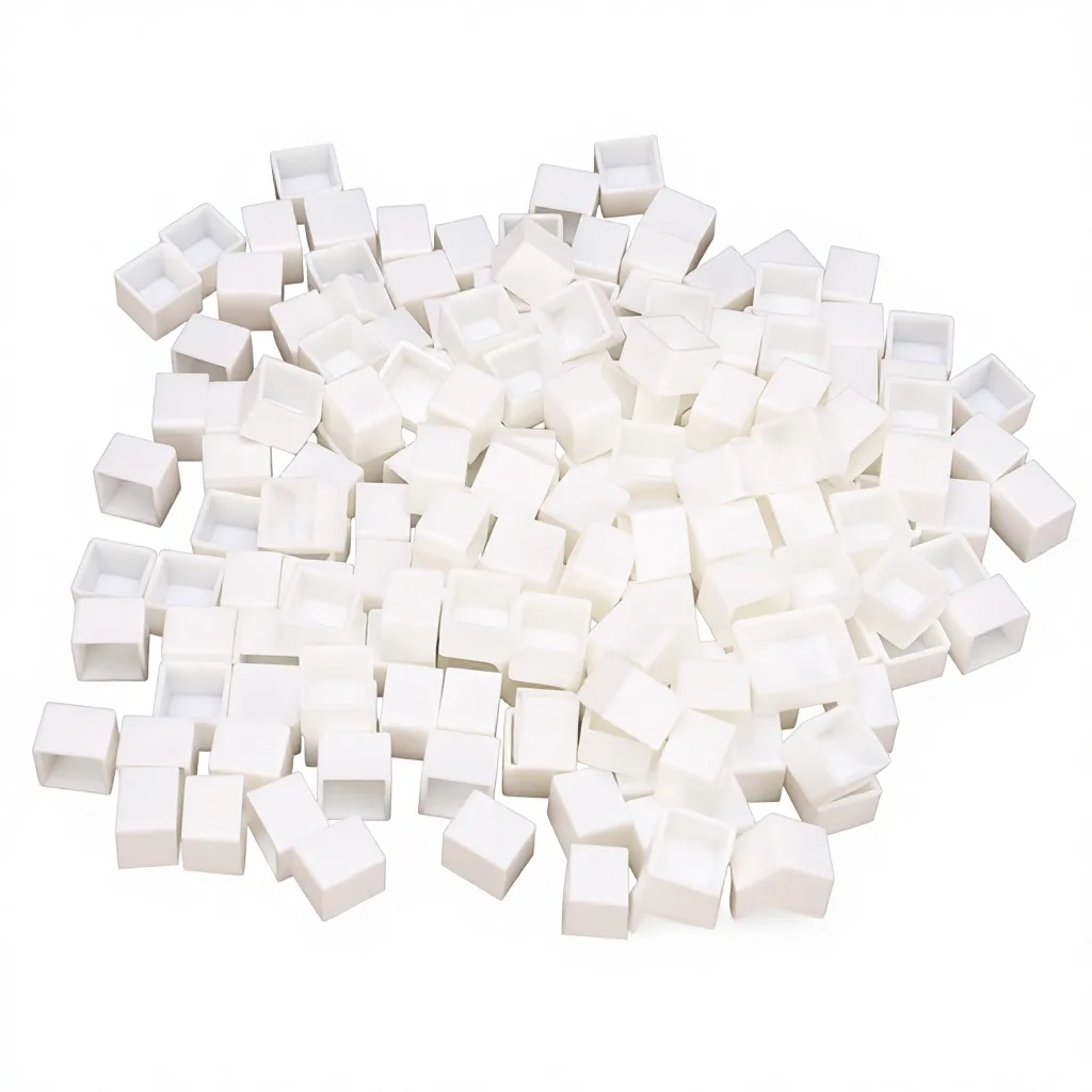 Godets vides aquarelle en plastique blanc – Palettes de recharge pour artistes (0,5 ml à 3,2 ml)