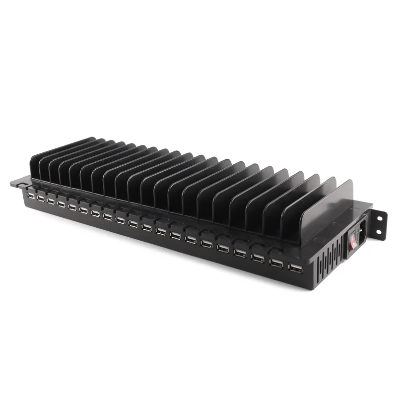 Chargeur Mural 20 Ports USB 200W iLEPO – Charge Rapide QC3.0 – 220V/110V