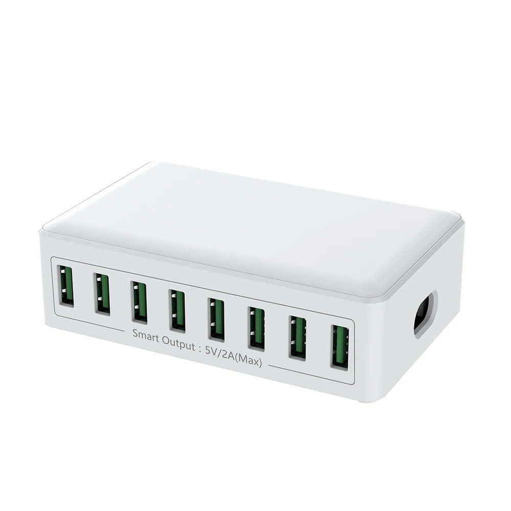 Station de Charge USB 8 Ports 60W – Chargeur Bureau Compact Multi-Appareils