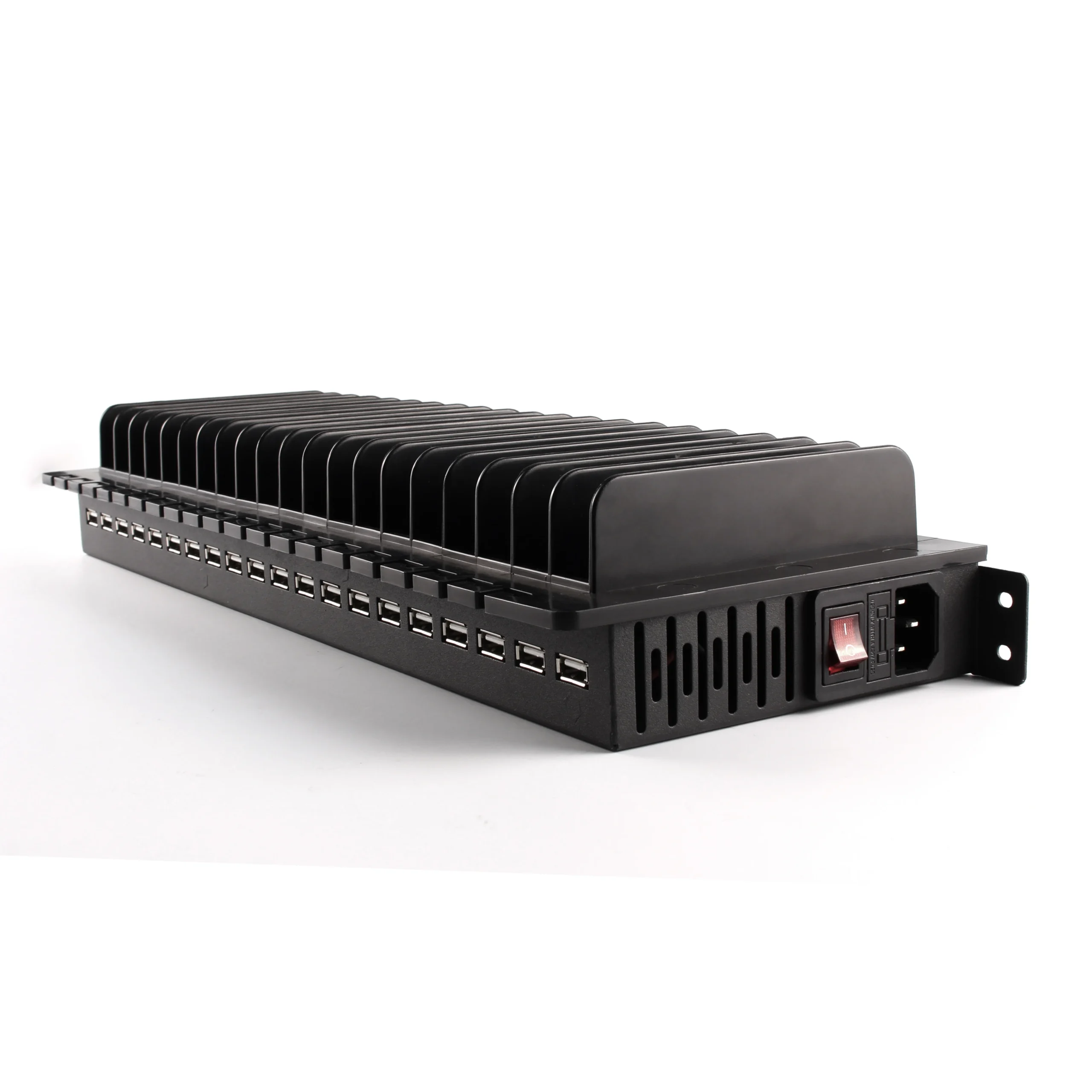 Station de Charge 20 Ports USB 200W iLEPO – Recharge Rapide QC3.0 pour Smartphones & Tablettes