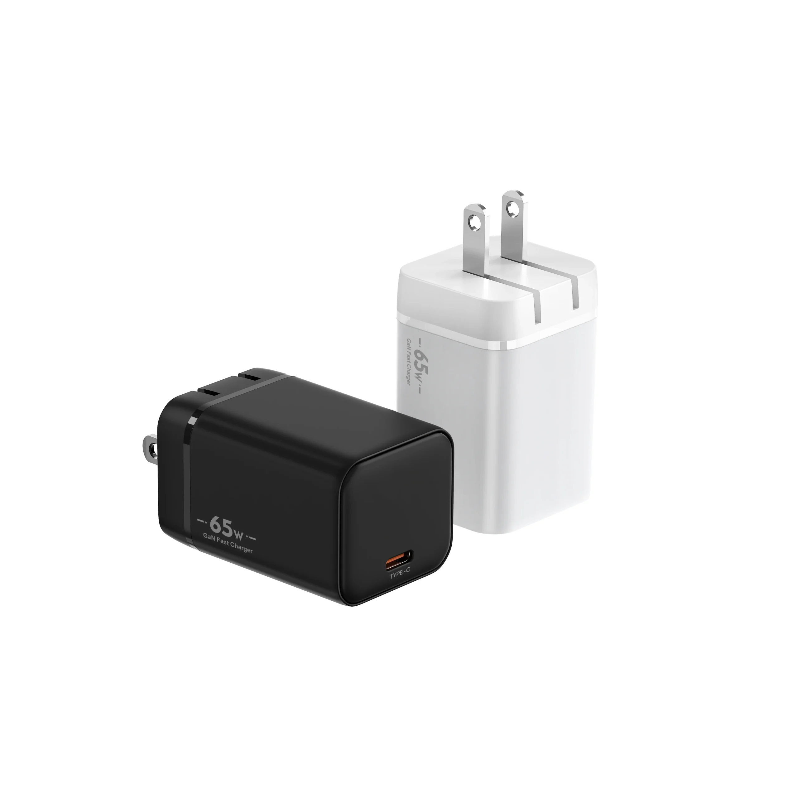 Chargeur Mural GaN 65W USB-C PD 3.0 | Compatible iPhone, Android & PC | Prise EU/UK/US