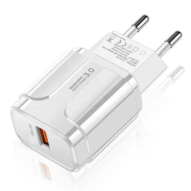 Chargeur Rapide USB-C ILEPO 18W QC3.0 – Compatible iPhone & Android