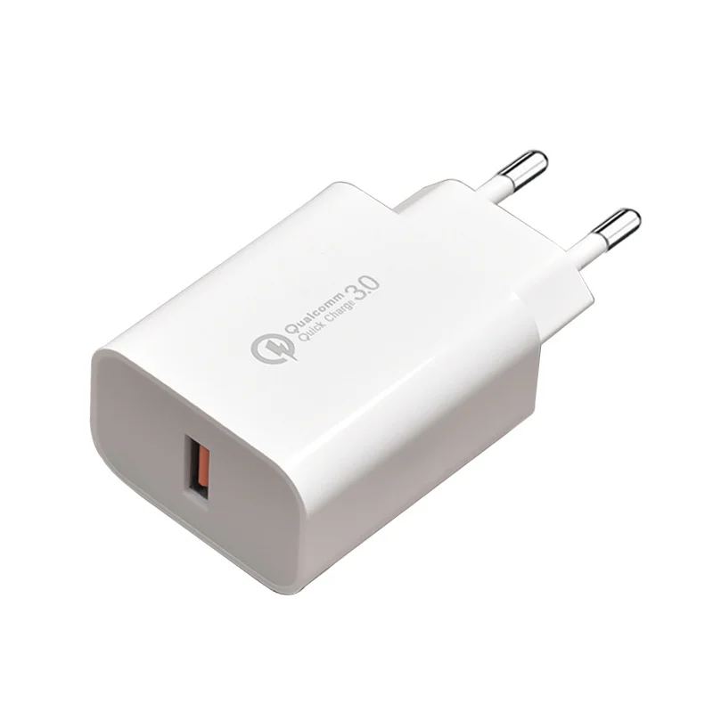 Chargeur Rapide 18W USB QC3.0 Adaptateur Secteur Multi-Prises US/EU/UK