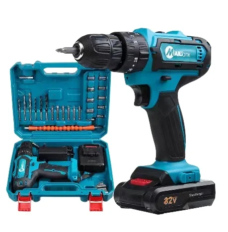 Perceuse Sans Fil 32V Moteur Brushless – Légère, Puissante & Rechargeable