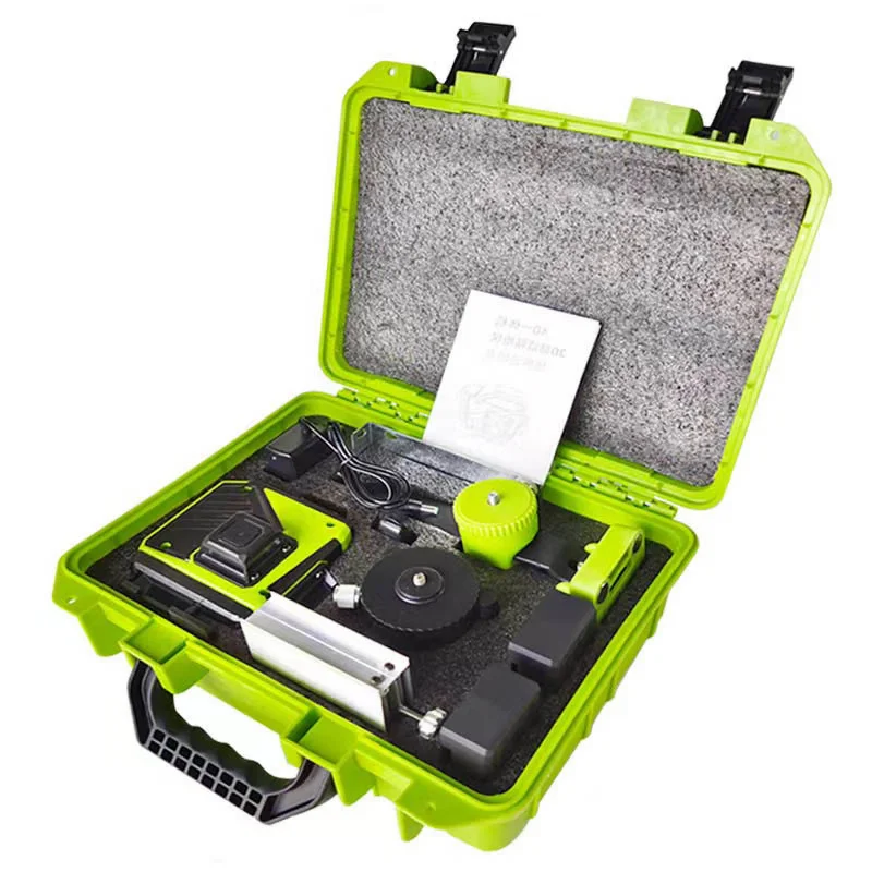 Niveau Laser 3D 12 Lignes XCORT – Haute Précision IP54, Faisceau Vert, Autonomie 10h